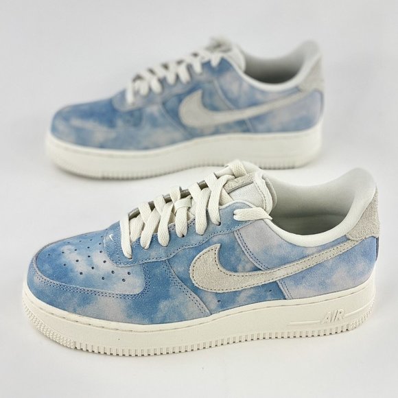 Nike Air Force 1 07 Clouds Women's Sneakers Shoes Blue White FD0883-400 - Picture 3 of 12